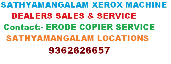 Erode Copier Xerox Machine Dealers in sathyamangalam